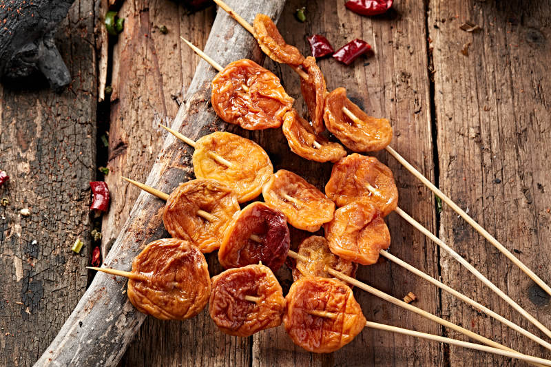 炭烤甜杏脯图片