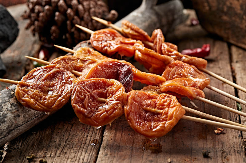 炭烤甜杏脯图片