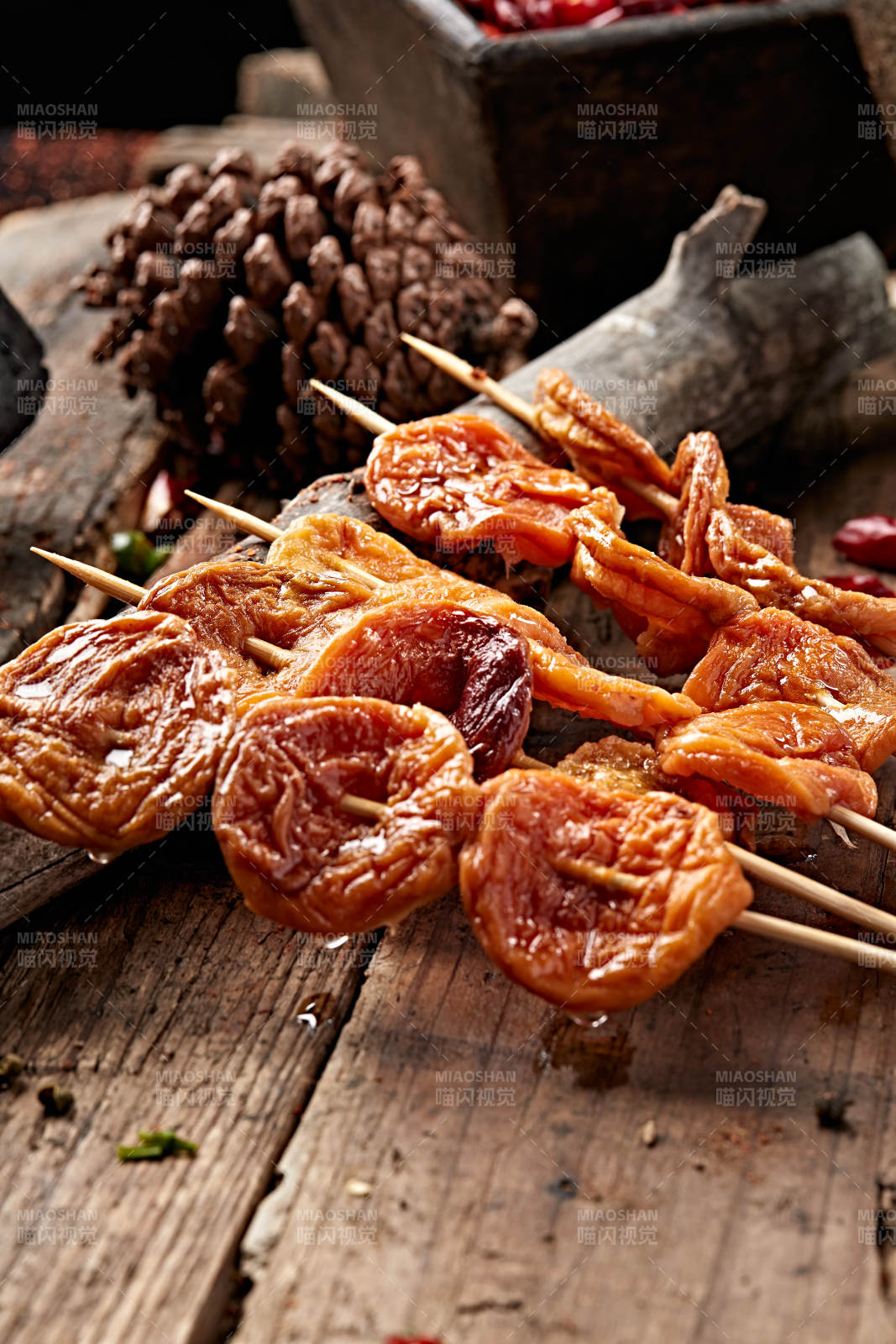 炭烤甜杏脯图片