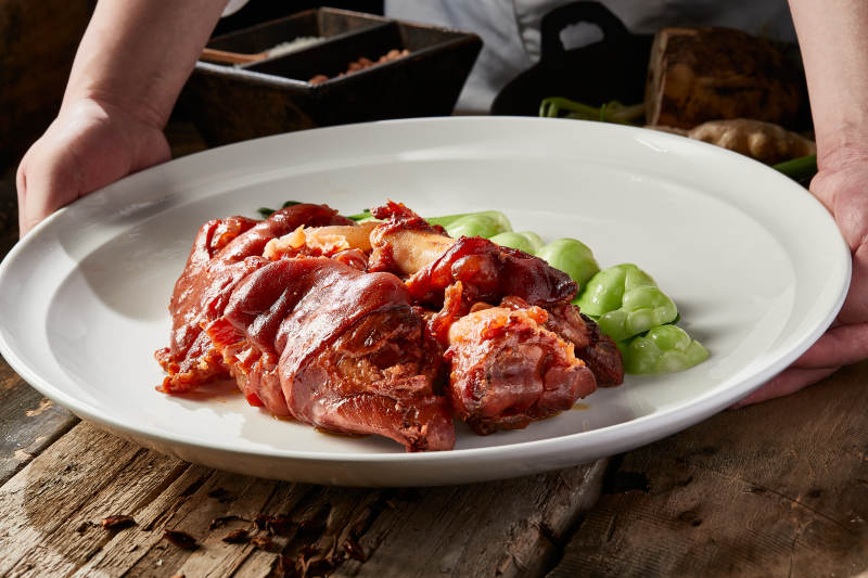 红烧软烂大牛蹄图片