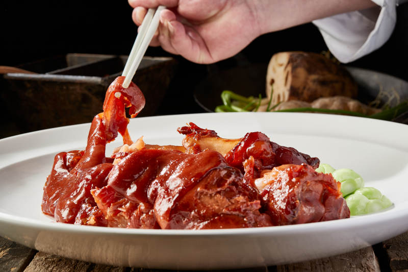 红烧软烂大牛蹄图片