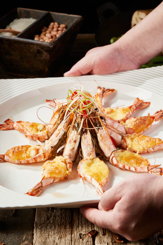 芝士焗阿根廷红虾图片