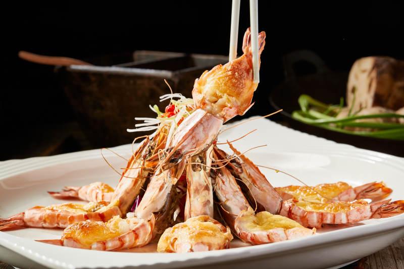 芝士焗阿根廷红虾图片