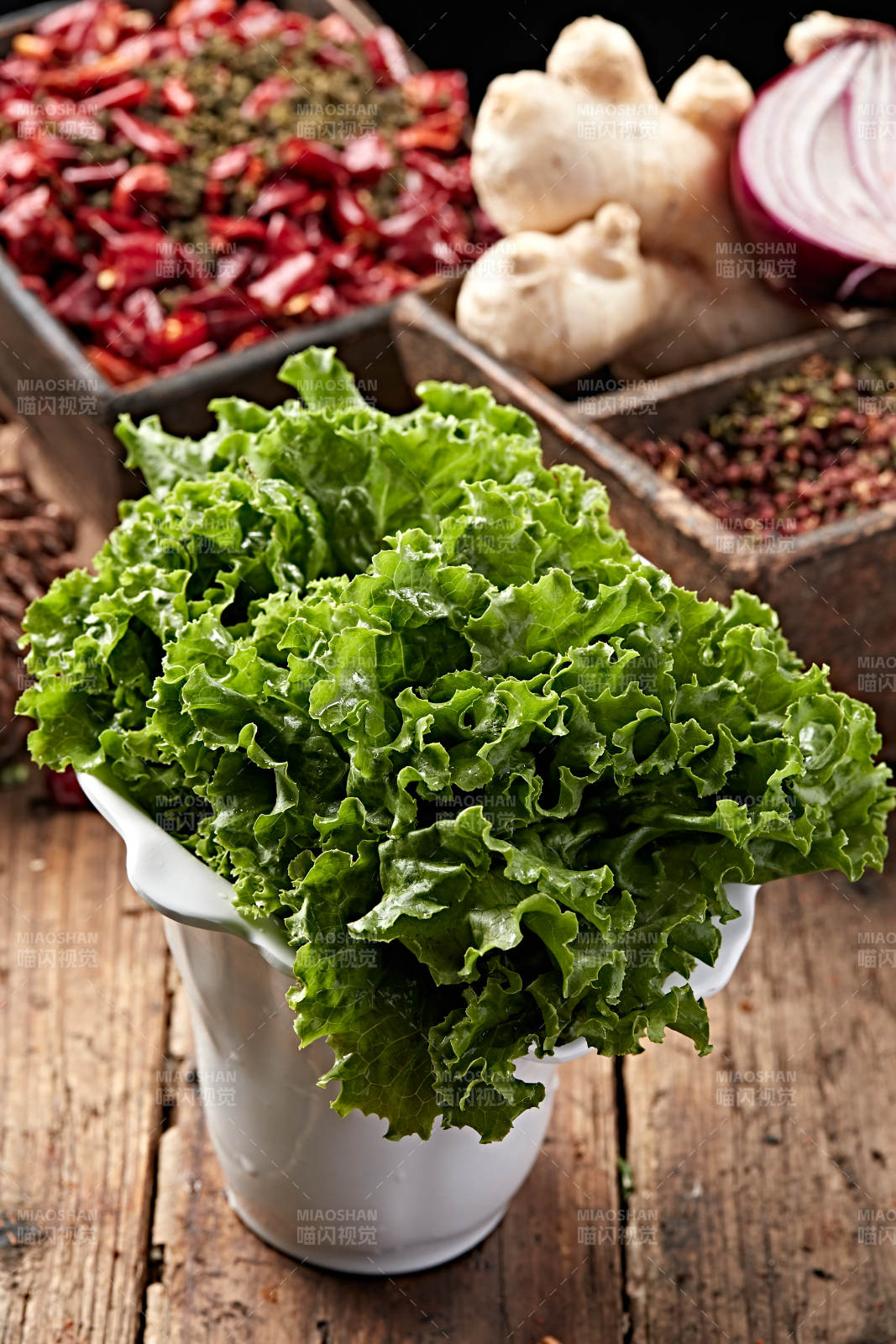 烤品大叶生菜图片