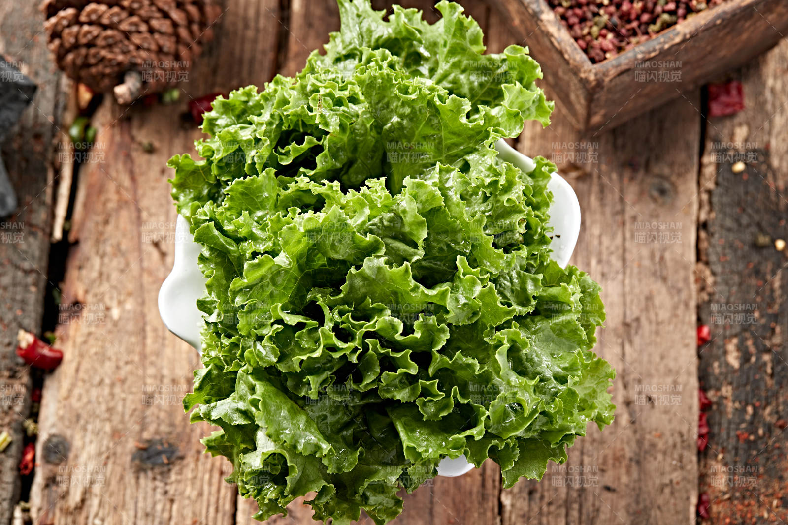 烤品大叶生菜图片