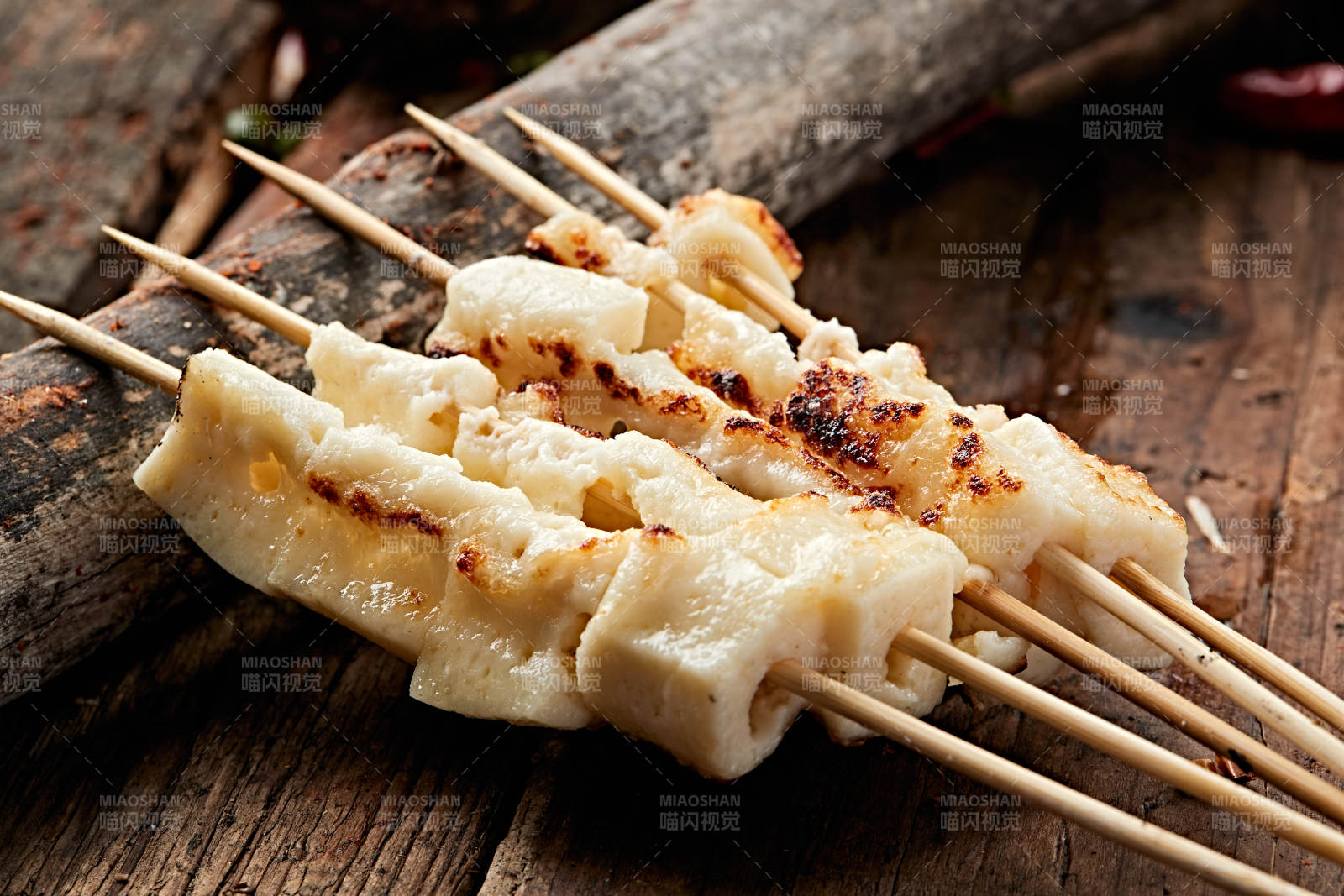 炭烤蒙族鲜奶豆腐图片