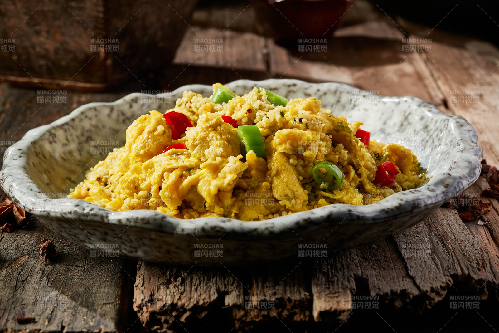 双脚小米炒鸡蛋图片