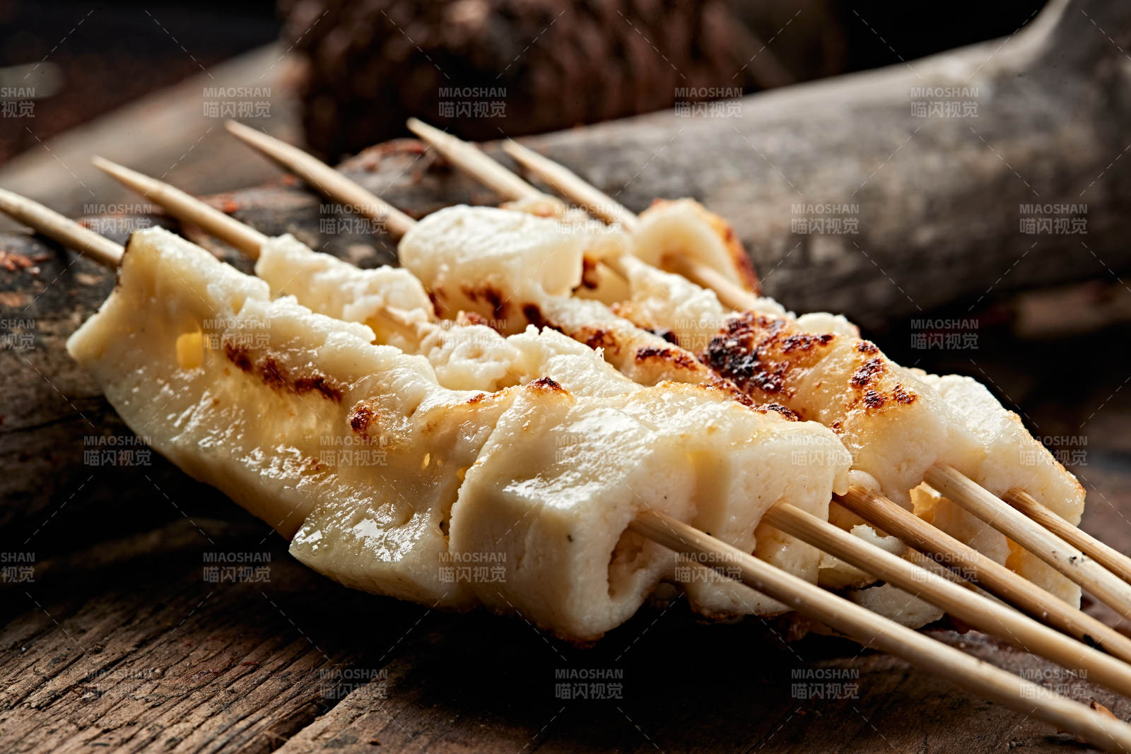 炭烤蒙族鲜奶豆腐图片