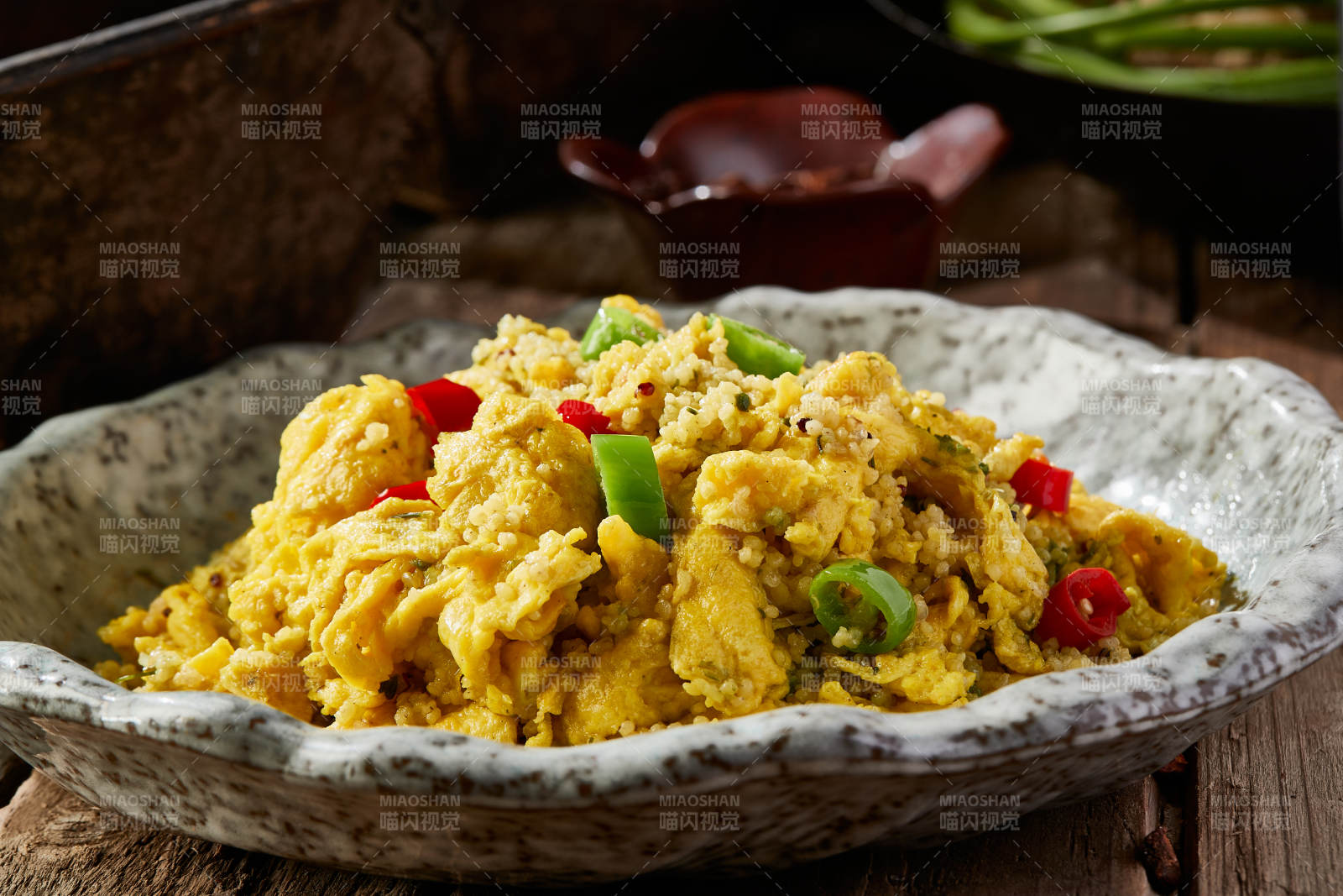 双脚小米炒鸡蛋图片