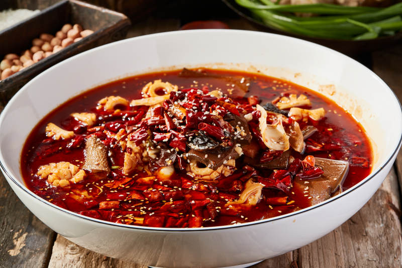 川香传统毛血旺图片