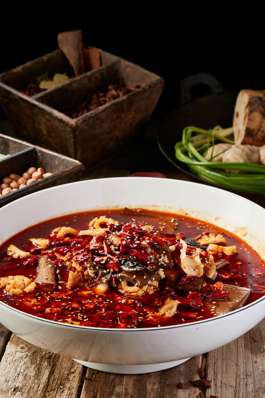 川香传统毛血旺图片