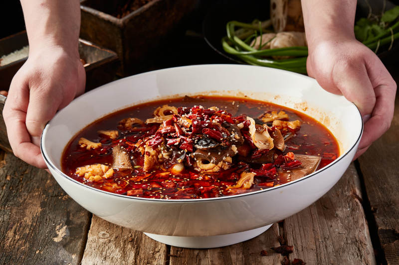 川香传统毛血旺图片