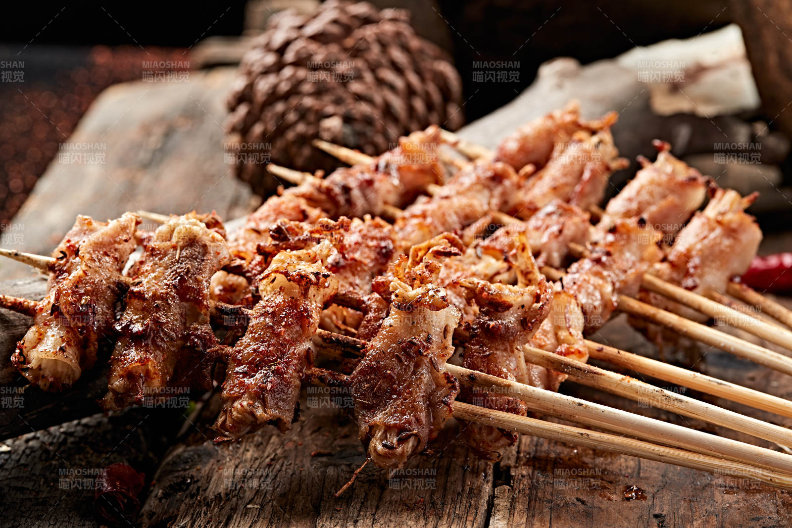 炭烤培根金针菇卷图片