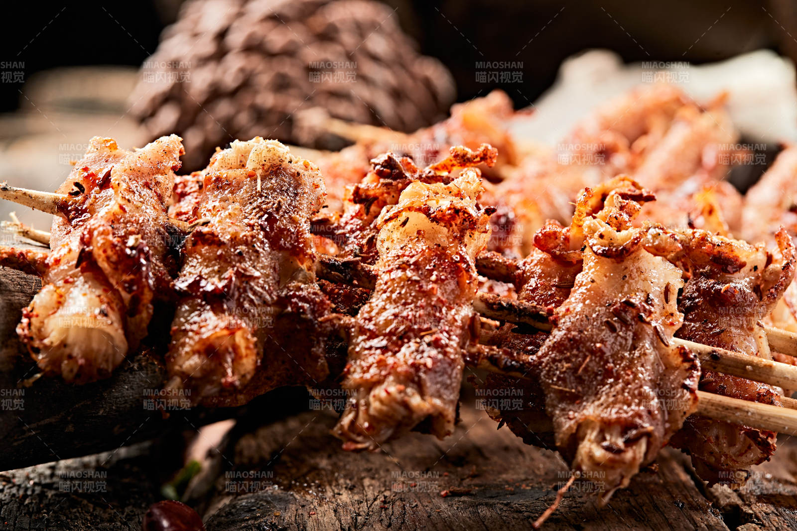 炭烤培根金针菇卷图片