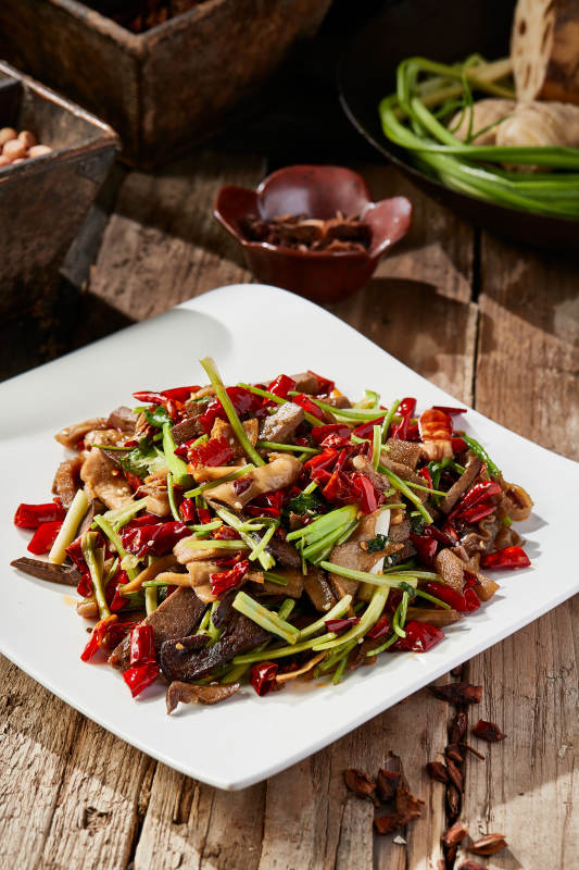 湘味腌笋小炒猪肝图片