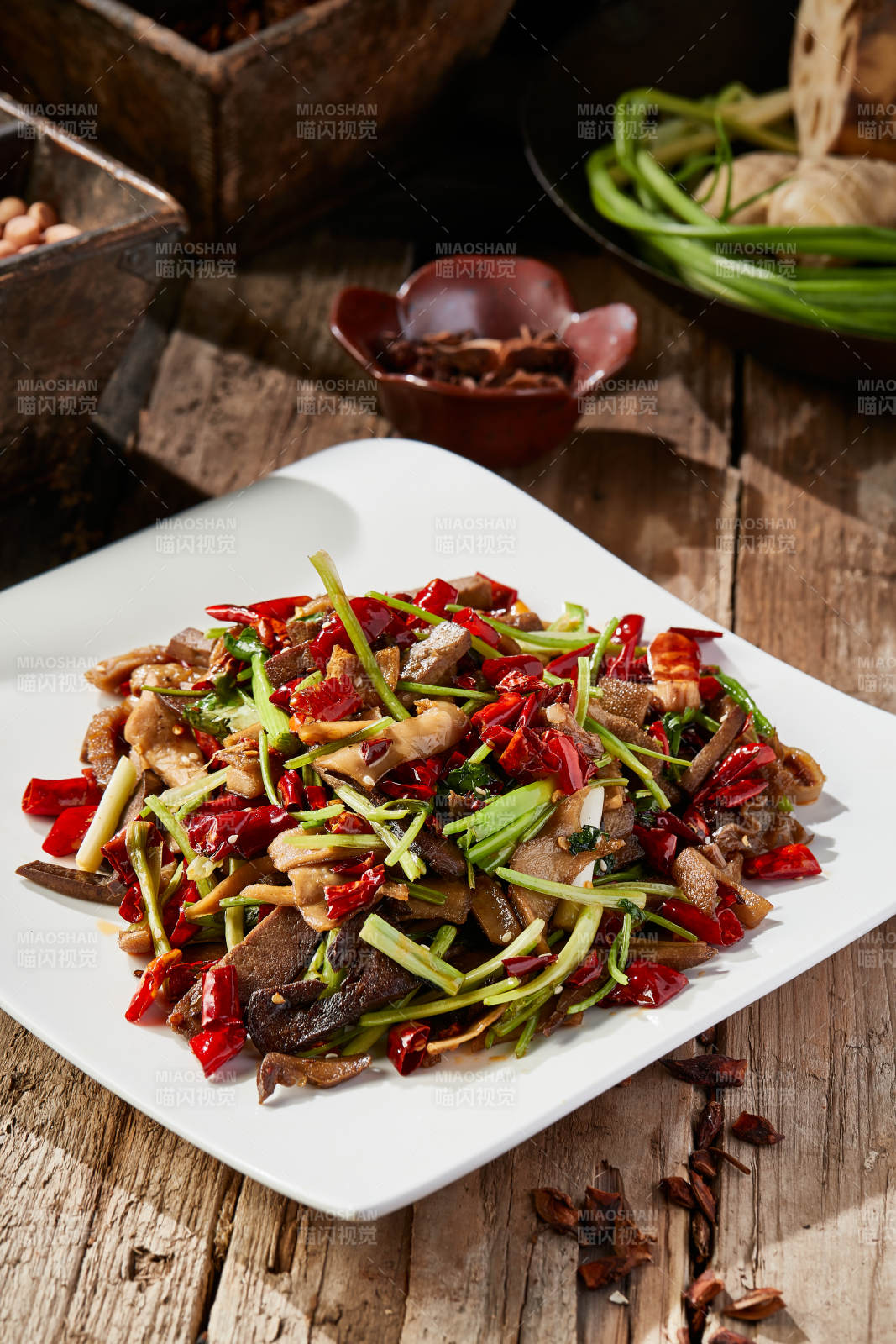 湘味腌笋小炒猪肝图片