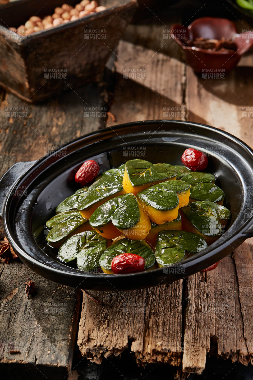 砂锅红枣蜂蜜焗南瓜图片