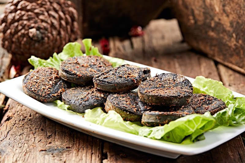 炭烤羊血肠图片