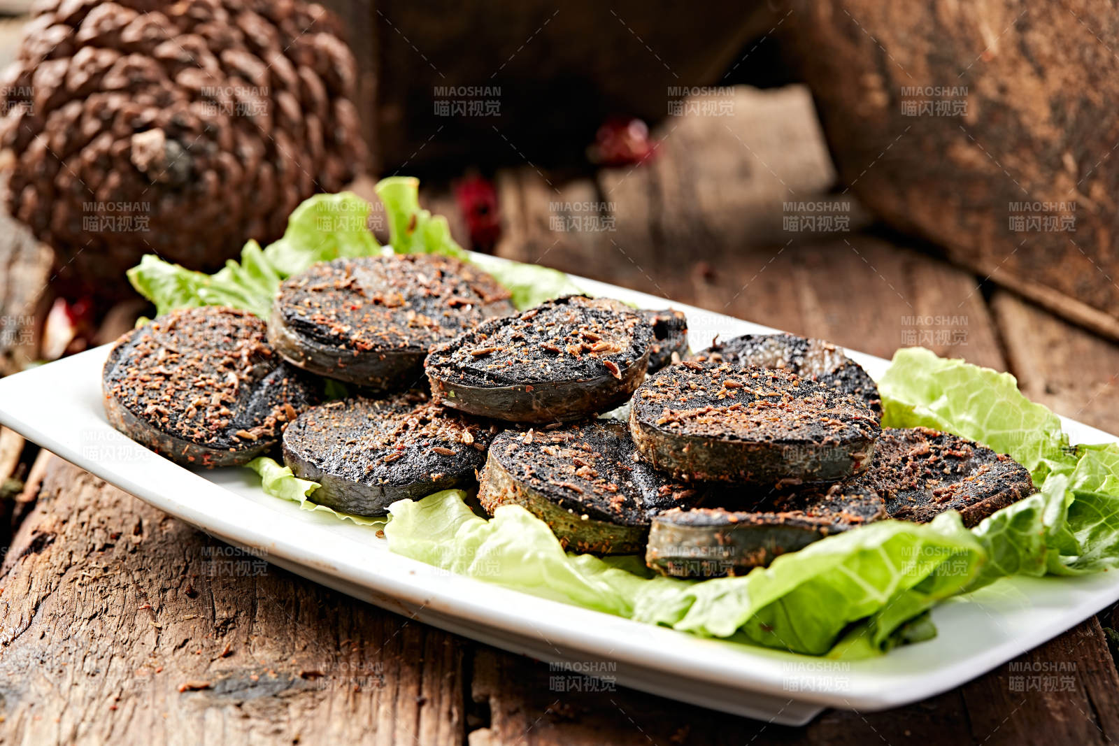 炭烤羊血肠图片