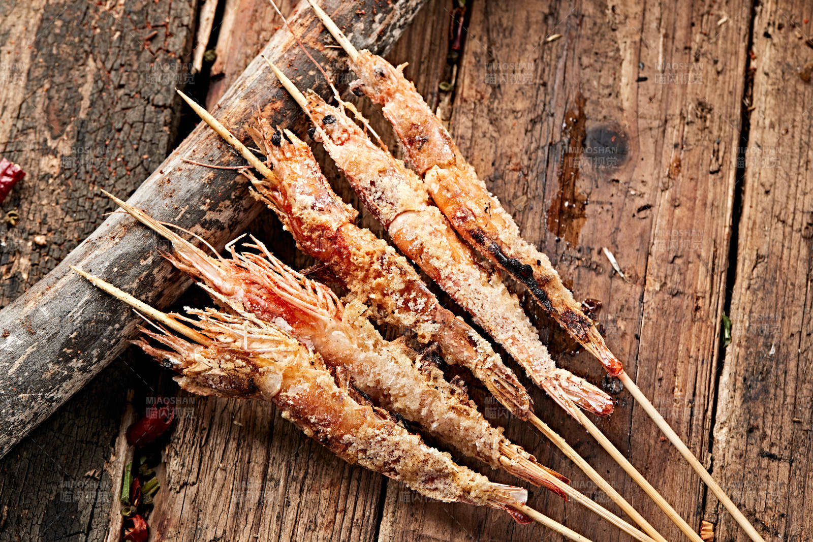 炭烤盐焗大虾图片