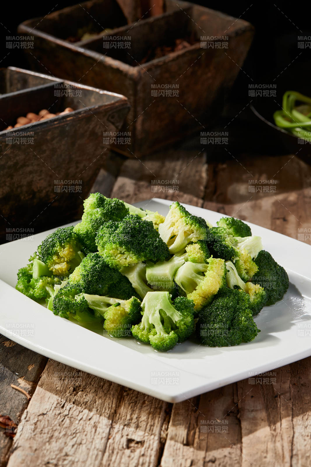 白灼西蓝花图片