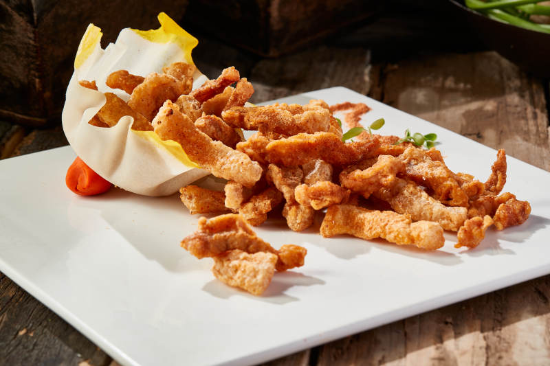 椒盐香炸小酥肉图片