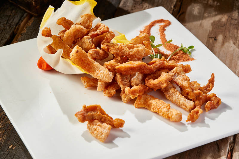 椒盐香炸小酥肉图片