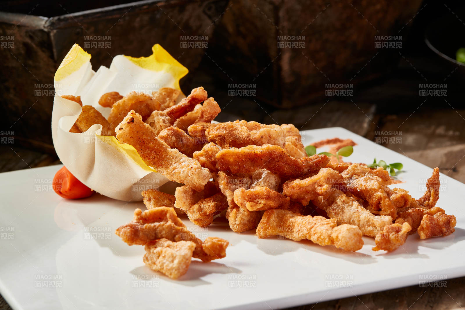 椒盐香炸小酥肉图片