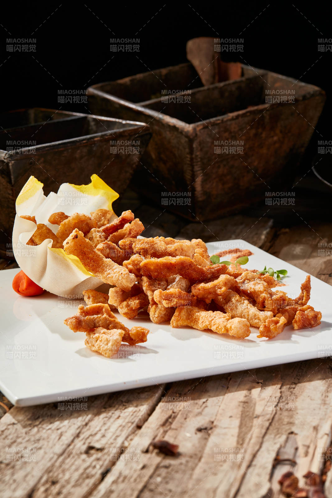 椒盐香炸小酥肉图片