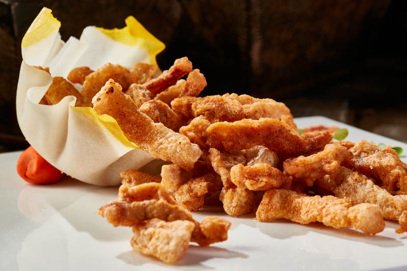 椒盐香炸小酥肉图片