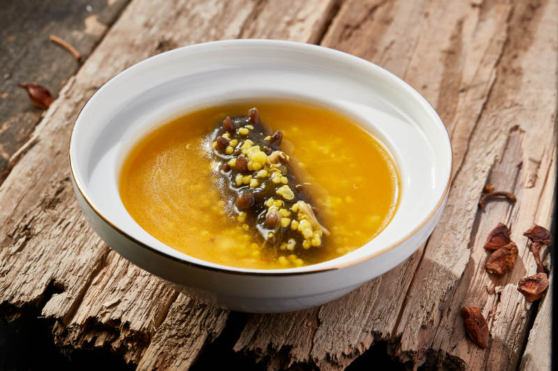 小米扣辽参图片