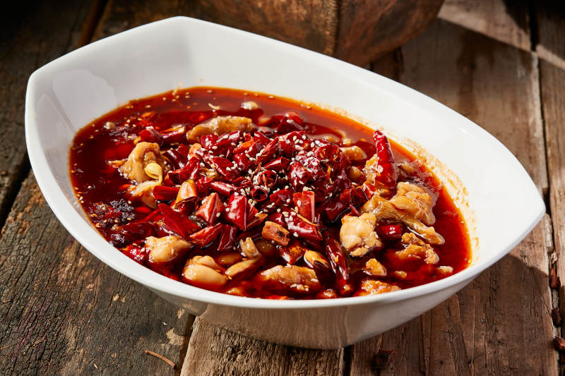 川味麻辣口水牛蛙图片