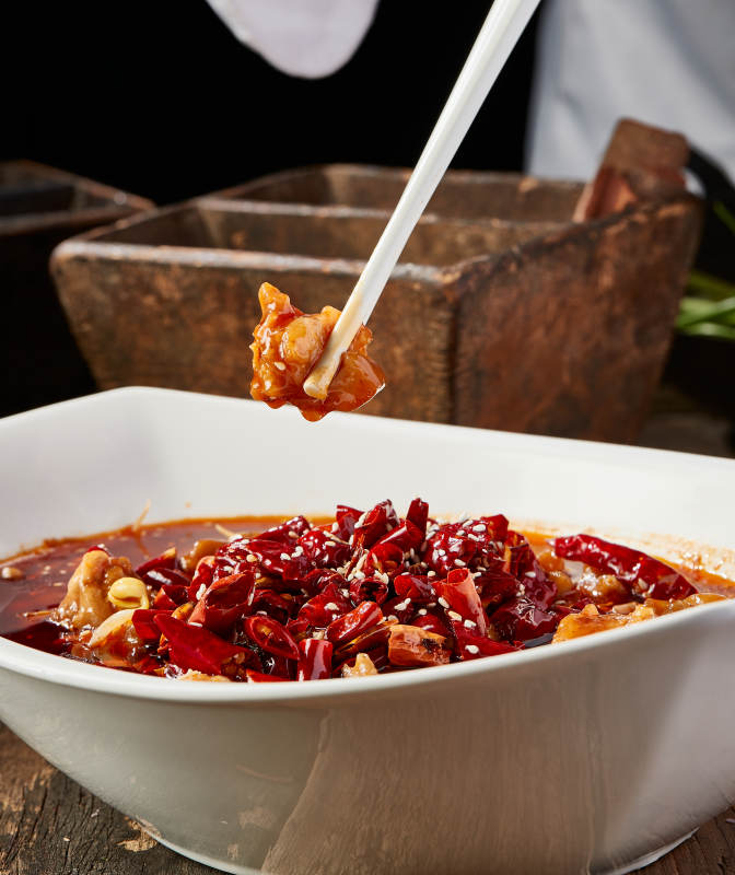 川味麻辣口水牛蛙图片