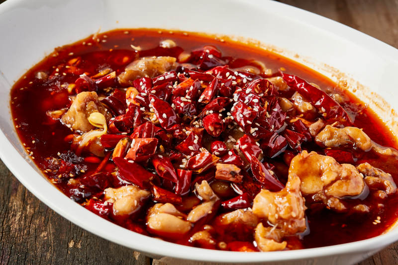 川味麻辣口水牛蛙图片