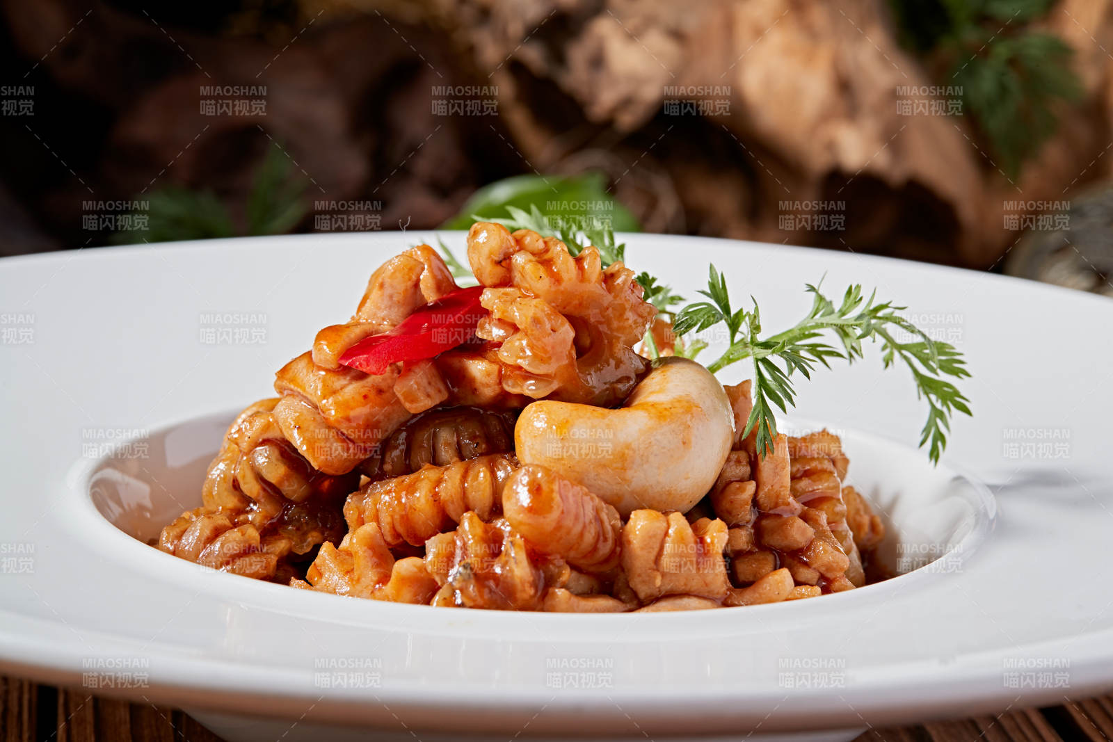 红烧鸡佛鹿鞭花图片