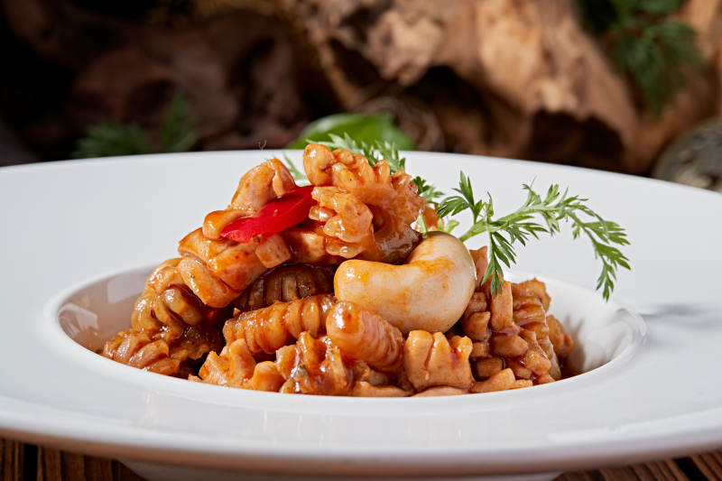 红烧鸡佛鹿鞭花图片