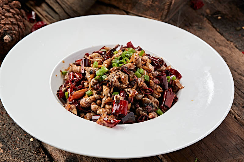 川味麻辣小海螺图片