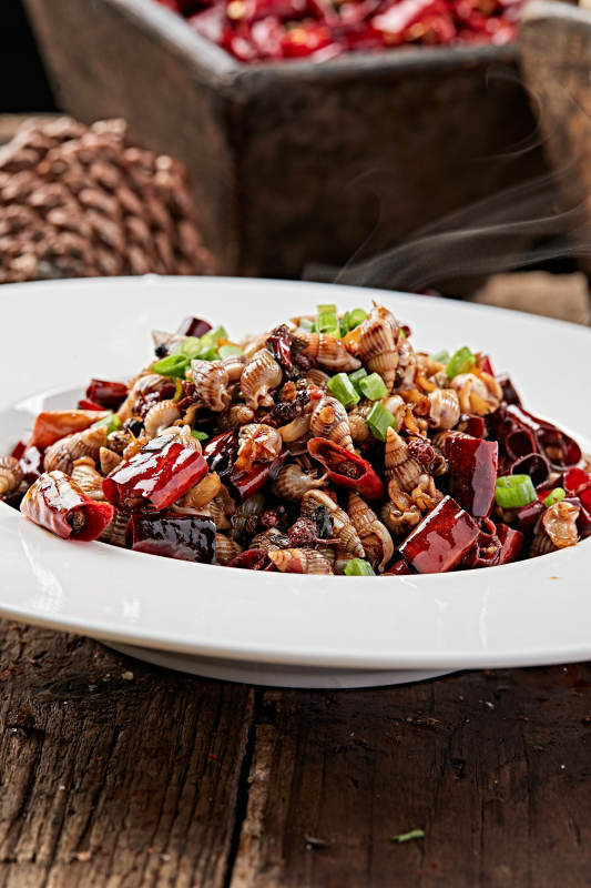 川味麻辣小海螺图片