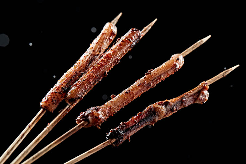 炭烤滋补羊鞭图片