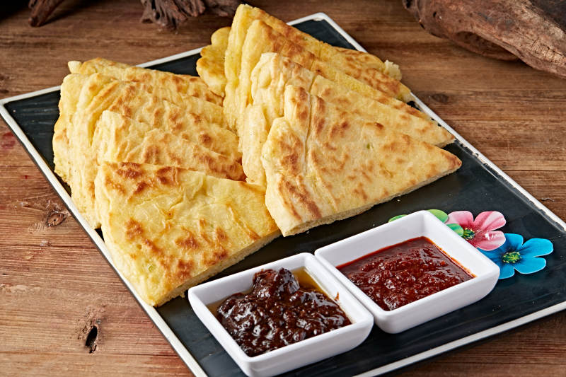 手工烙大饼图片