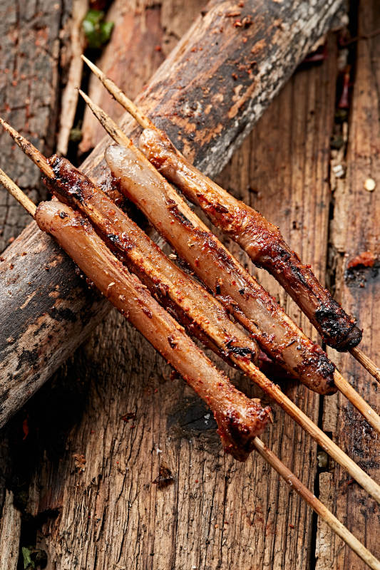 炭烤滋补羊鞭图片