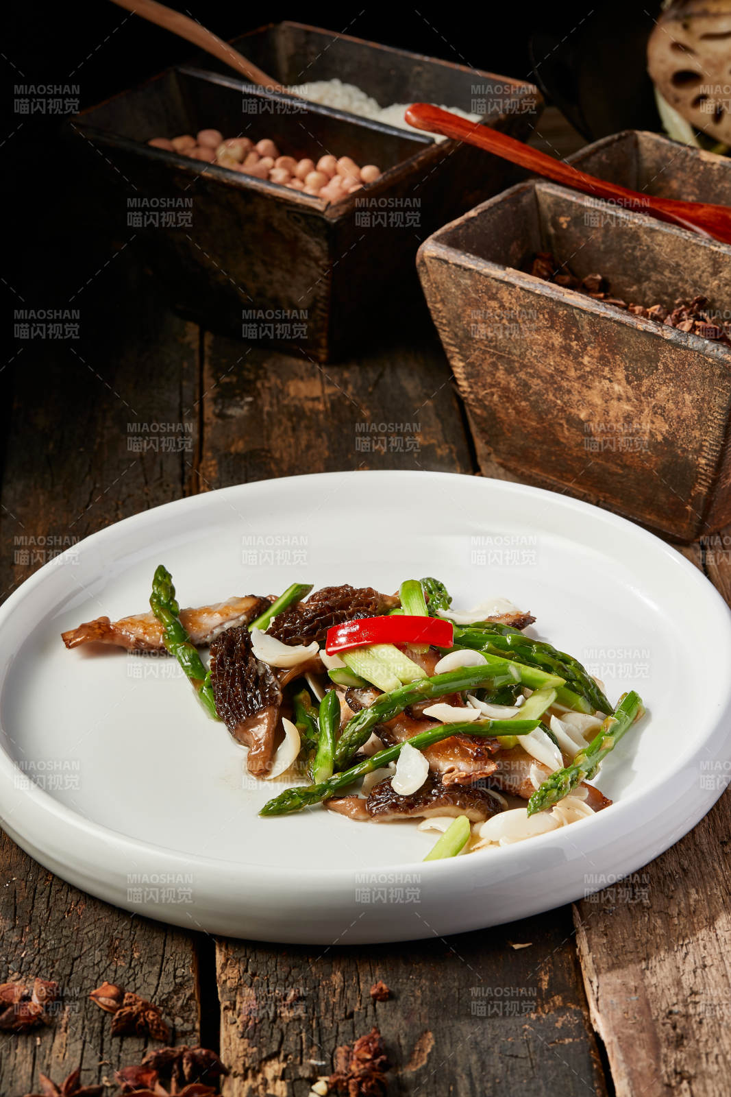 改版荷塘月色小炒图片