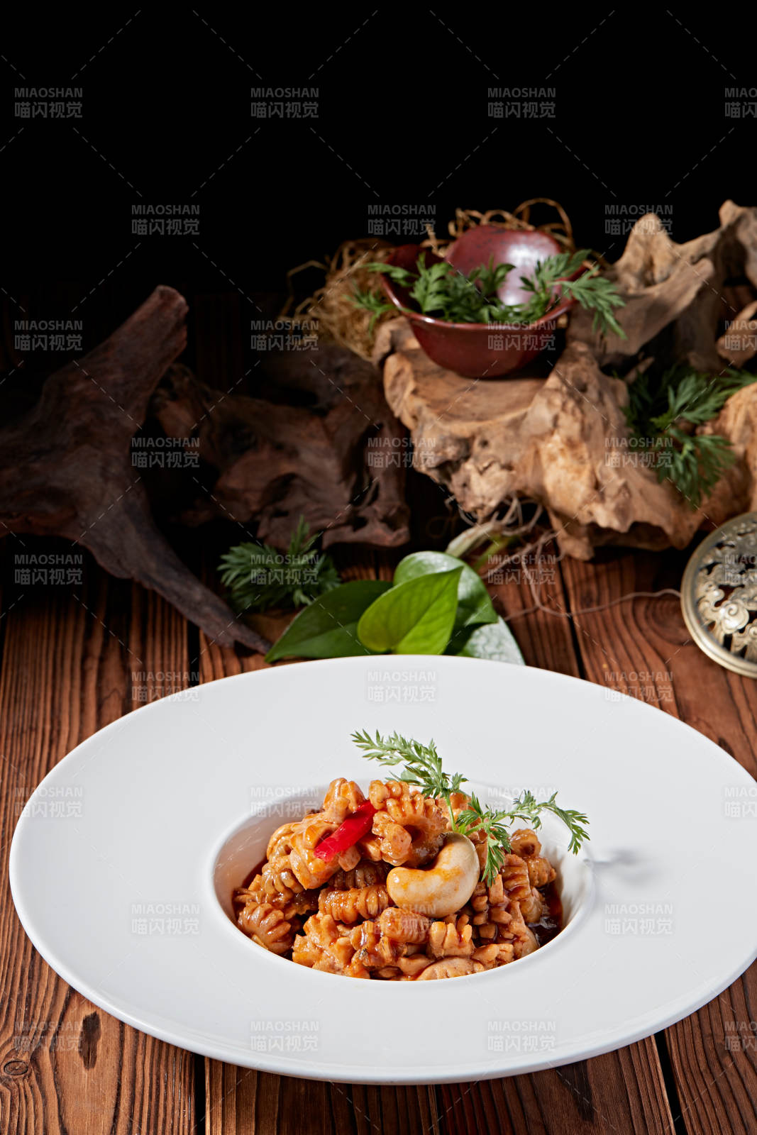 红烧鸡佛鹿鞭花图片