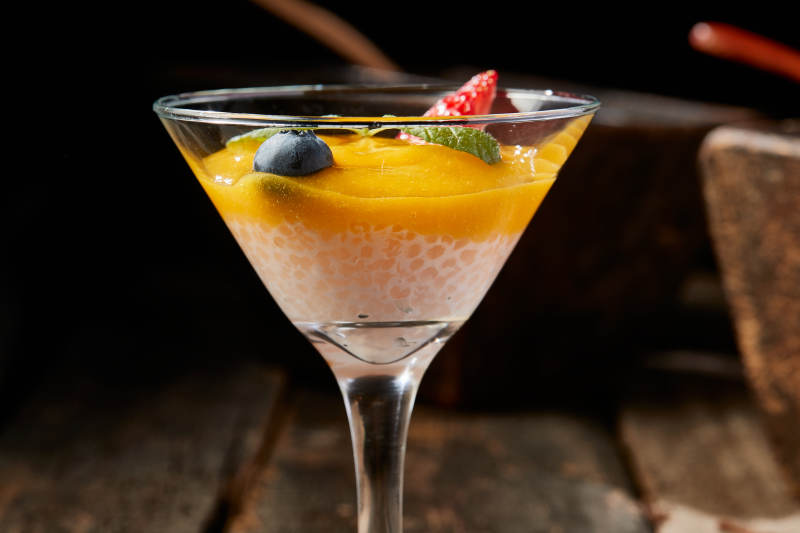 港式茶餐杨枝甘露图片