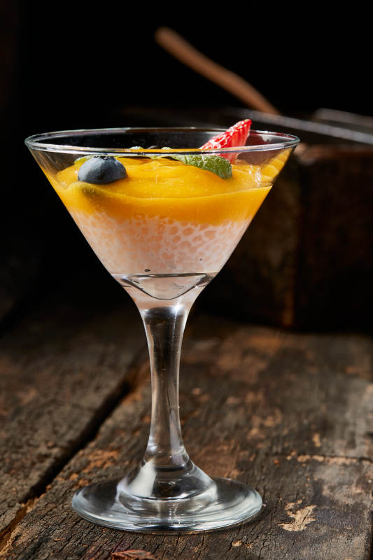 港式茶餐杨枝甘露图片