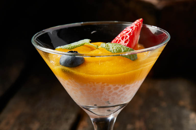 港式茶餐杨枝甘露图片