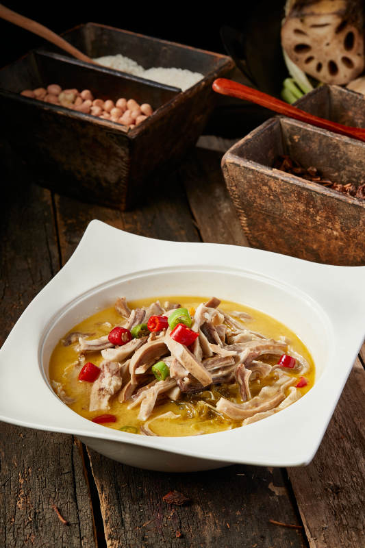 香辣酸汤猪肚丝汤图片