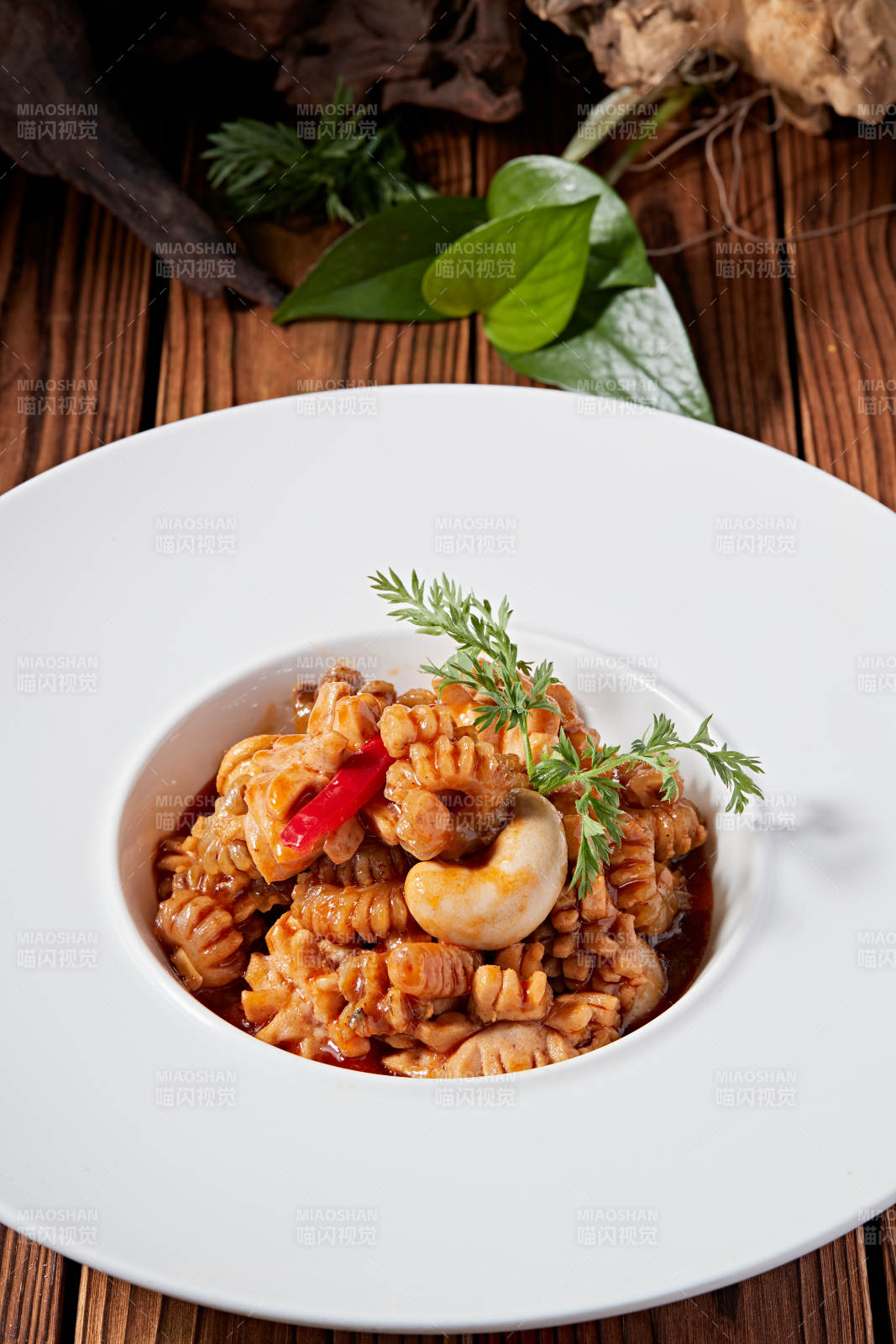 红烧鸡佛鹿鞭花图片