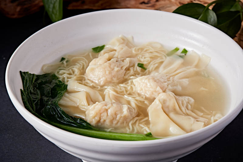 港式茶餐馄饨面图片