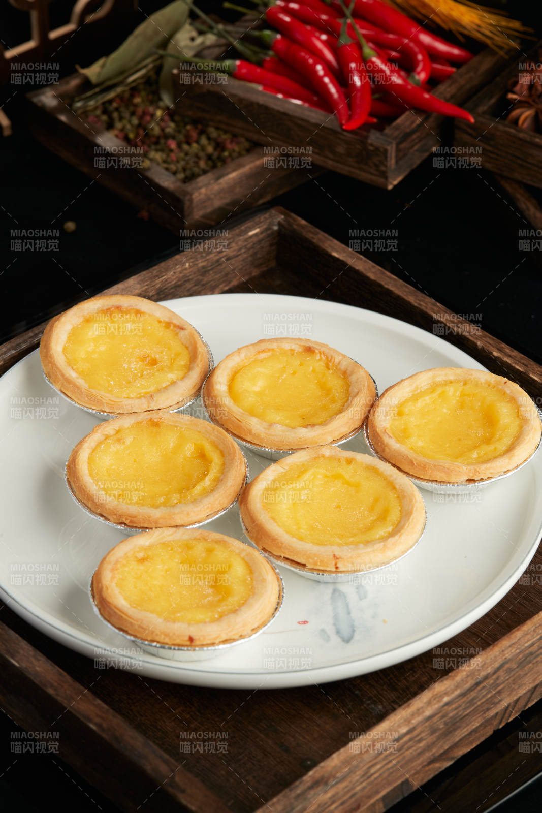 香烤葡式蛋挞图片